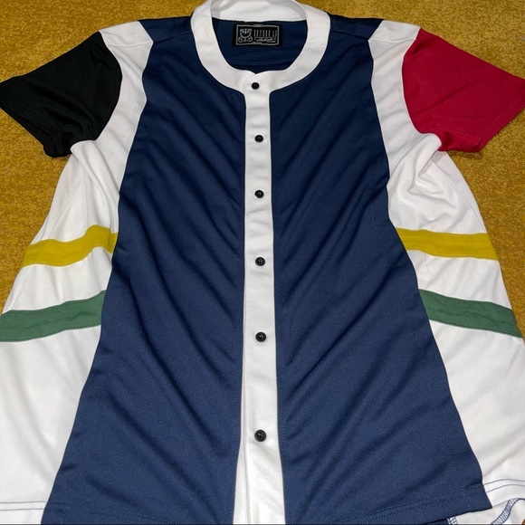 ENTREE LS Button Down LARGE "Misunderstood" JerseyUSA OLYMPIC - Picture 2 of 3